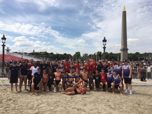 2 gardiennes et 1 gardien AURA à l’Euro U17 Beach Handball !