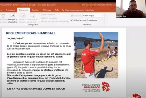 Webinaire | L’arbitrage au Beach Handball