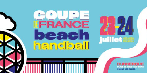 Première édition de la Coupe de France de Beach Handball avec Beaurepaire et Romans