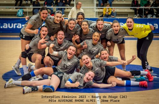 Interpôles Féminins 2023 | 3e place pour le Pôle AURA !