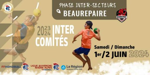 Les intercomités Inter-secteurs de beach handball à Beaurepaire