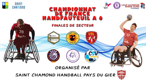 HandFauteuil à 6 | Les finales de secteur du Championnat du France à La Grand-Croix !