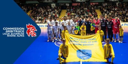 Les journées Nationales de l’Arbitrage en AURA – FFhandball x La Poste, le 3 et 4 octobre 2025 à Valence & Chambéry
