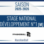 Stage national développement (M) | Des joueurs du territoire AURA sélectionnés !