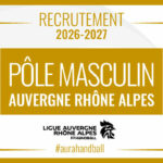Pôle Masculin AURA | Ouverture des inscriptions (2026-2027)