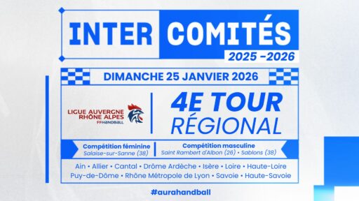 Intercomités Régionaux 2025-2026 | 4e tour
