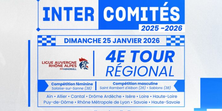 Intercomités Régionaux 2025-2026 | 4e tour (MAJ)