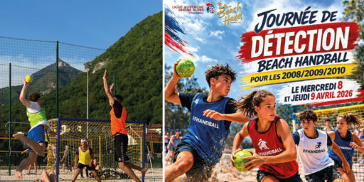 Journées de détection Beach Handball 2008/2009/2010 à Saint-Égrève (38)